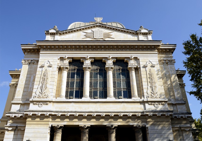 Great Synagogue of Rome,front view
