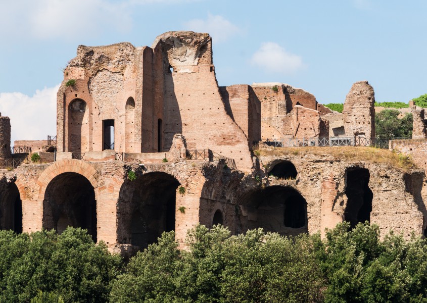 Palatine Hill from Circus Maximus Rome