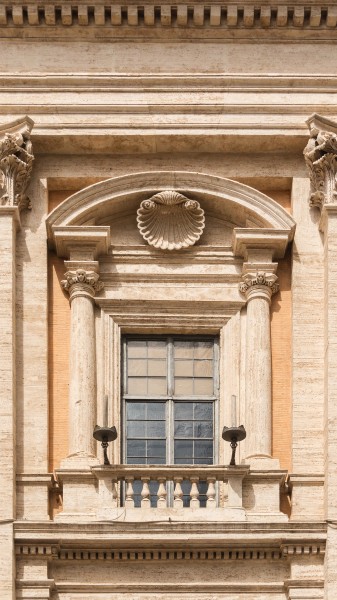 Window at the Musei Capitolini, Rome, Italy