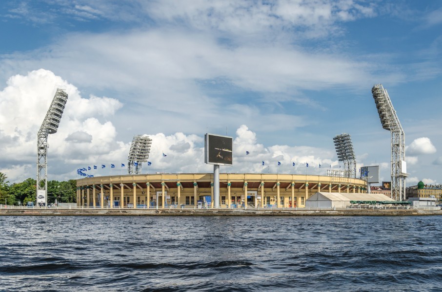Petrovskiy football stadium in SPB
