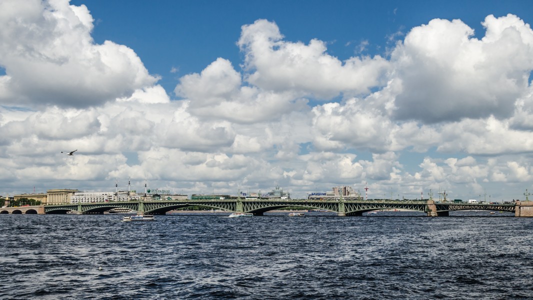 Trinity Bridge in Saint Petersburg 02