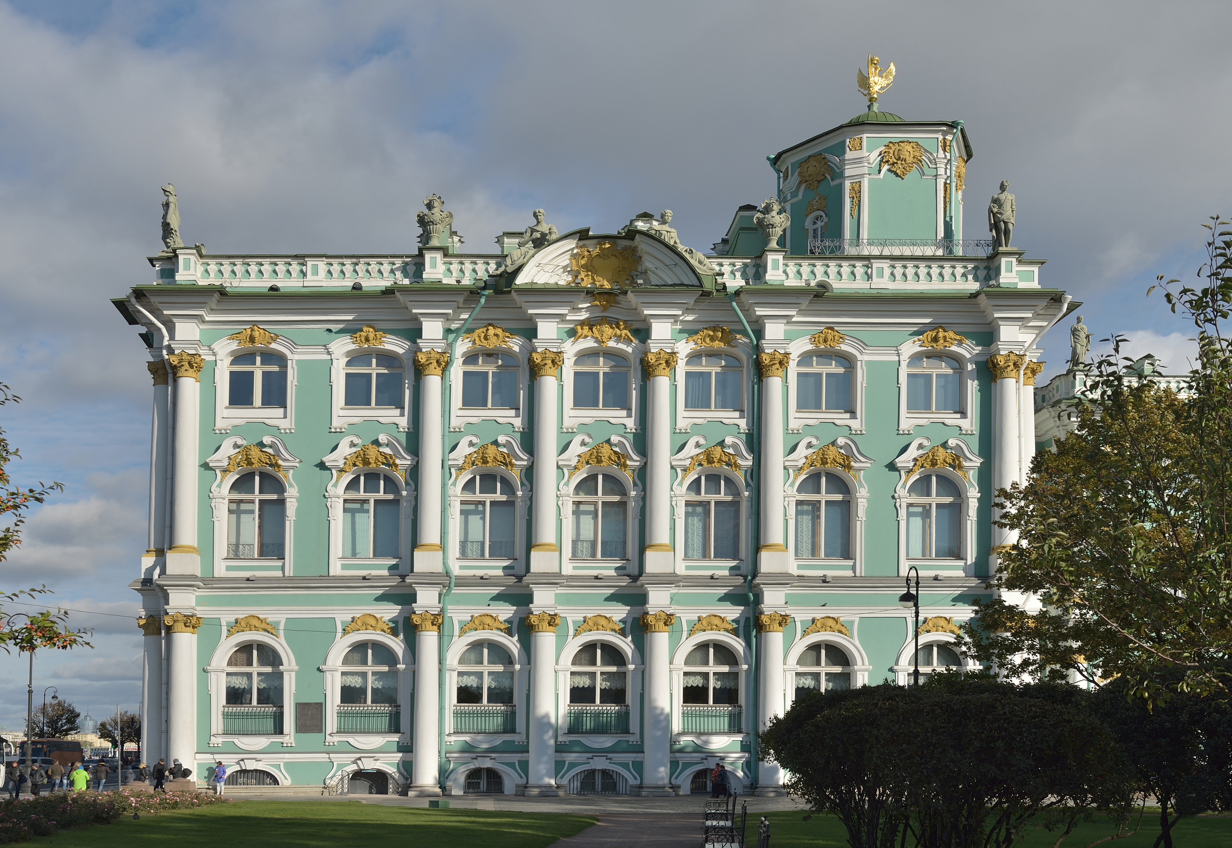 Hermitage West facade Saint Petersburg
