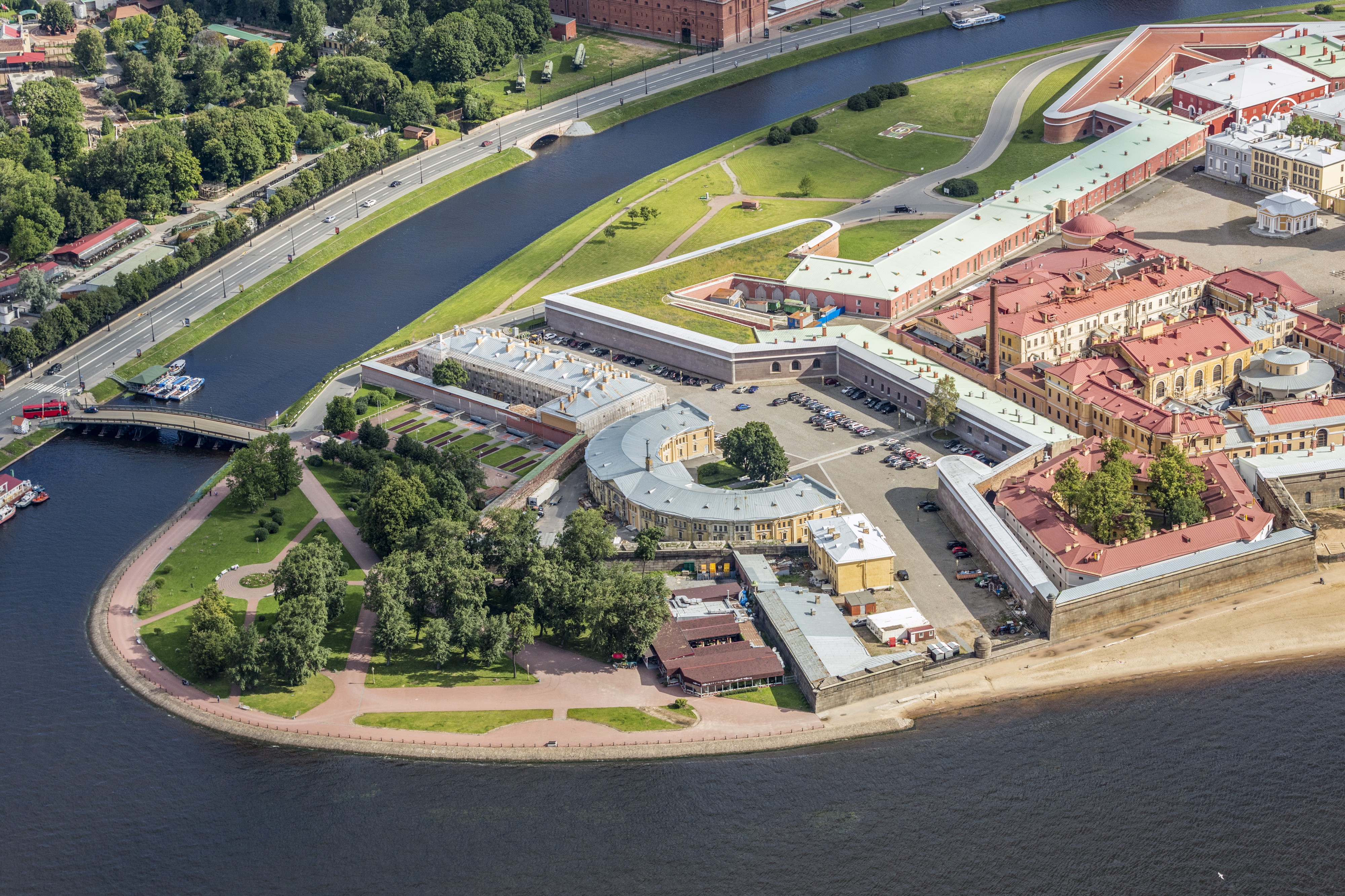 RUS-2016-Aerial-SPB-Peter and Paul Fortress 03 (partial)