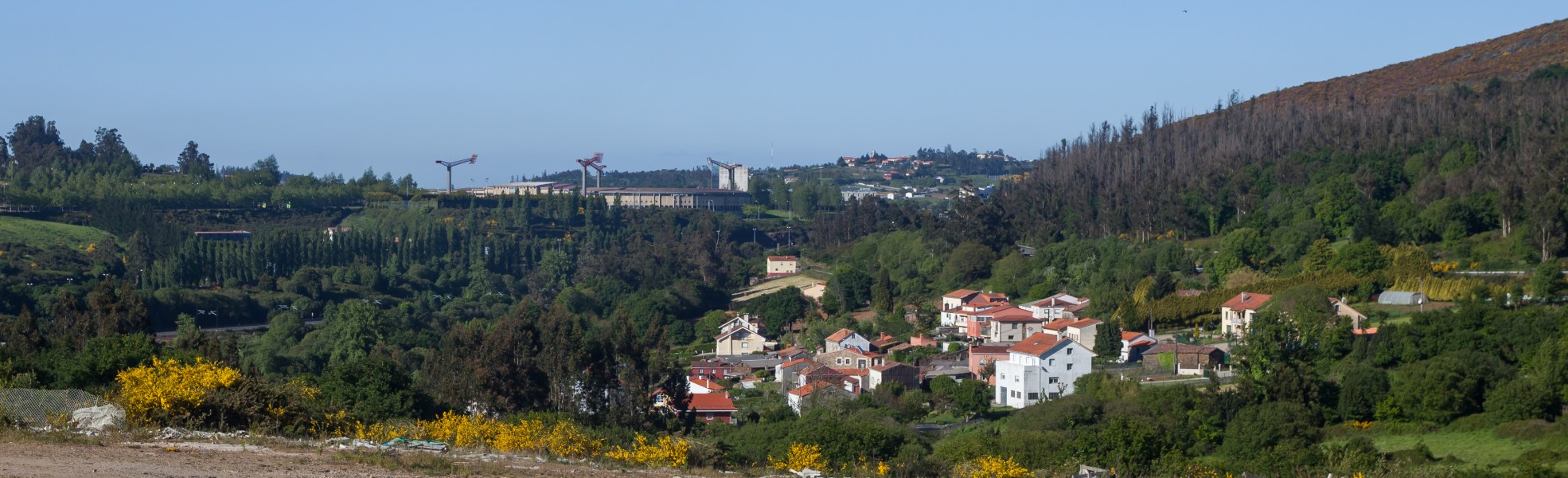 As Pontes do Viso. Sar. Santiago de Compostela. Galiza
