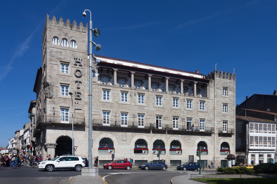 Hotel Compostela. Praza de Galicia. Santiago de Compostela. Galiza