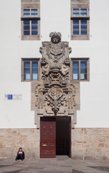 Maio. Agardando que o curso académico remate. Facultade de Filosofía. Praza de Mazarelos. Santiago de Compostela. Galiza