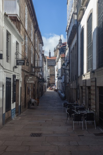 Rúa da Raíña - Santiago (Galiza)