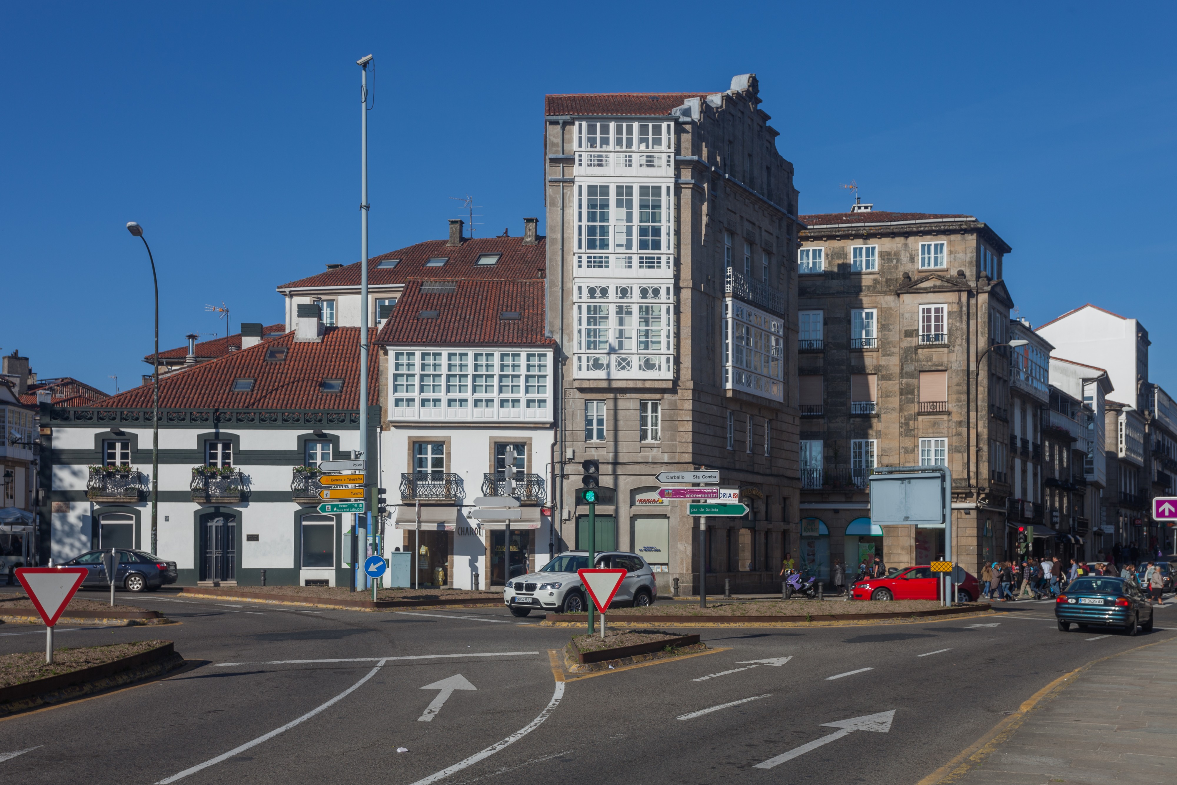 Avenida Xoán Carlos I. Santiago de Compostela. Galicia. Spain