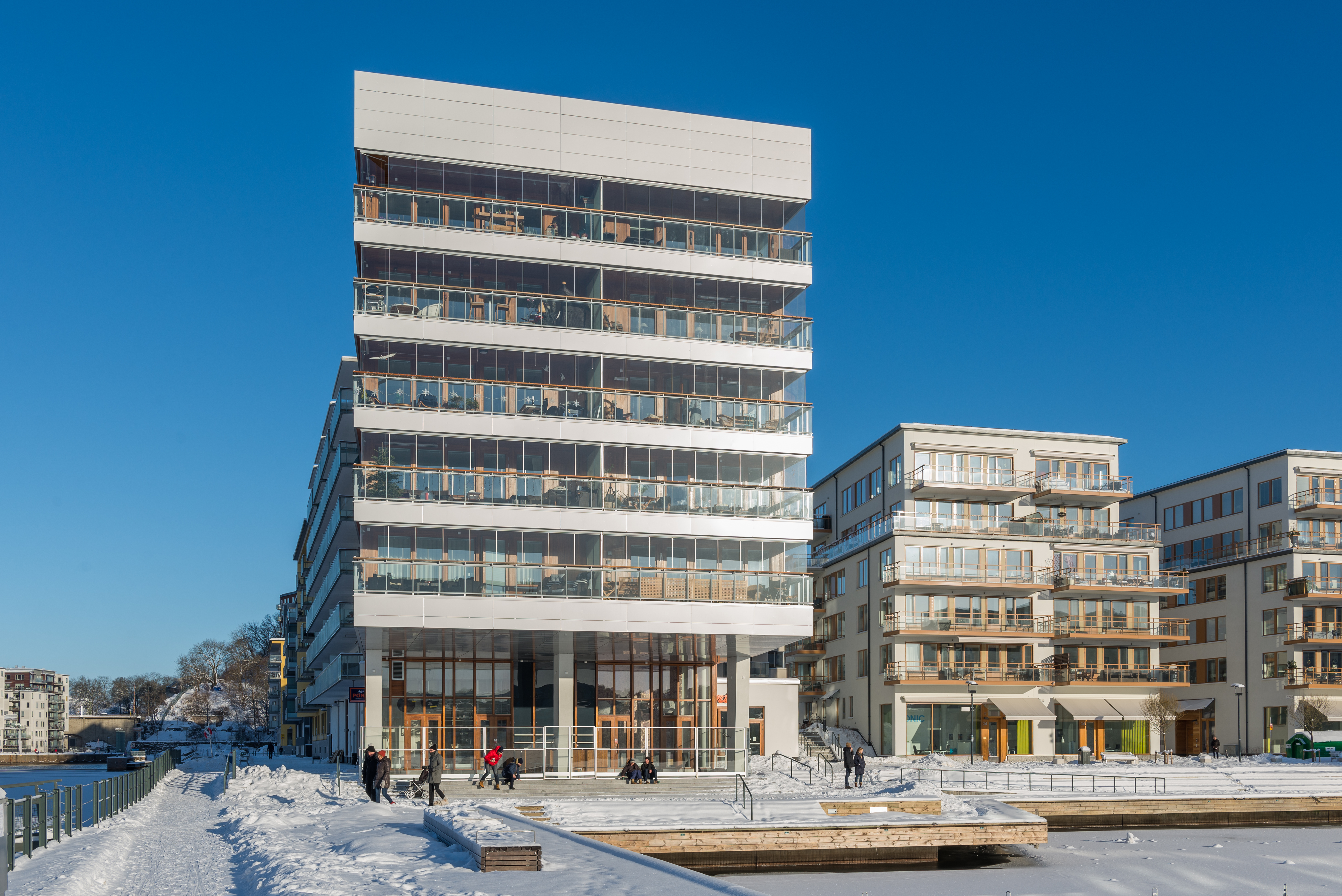 Henriksdalshamnen January 2013