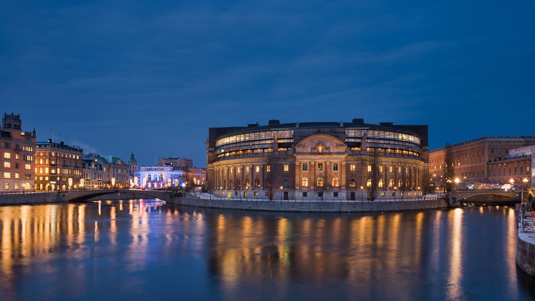 Riksdagshuset Parliament House Kungliga Operan Stockholm 2016 02