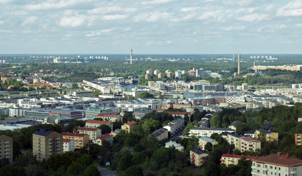 Stockholm from Globen