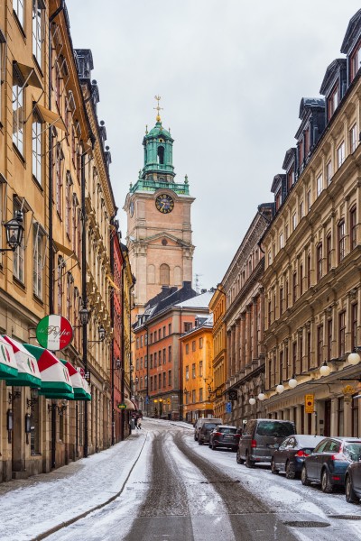 Storkyrkan from Storkyrkobrinken Stockholm 2016 01