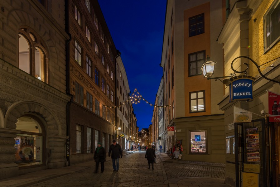 Västerlånggatan January 2015