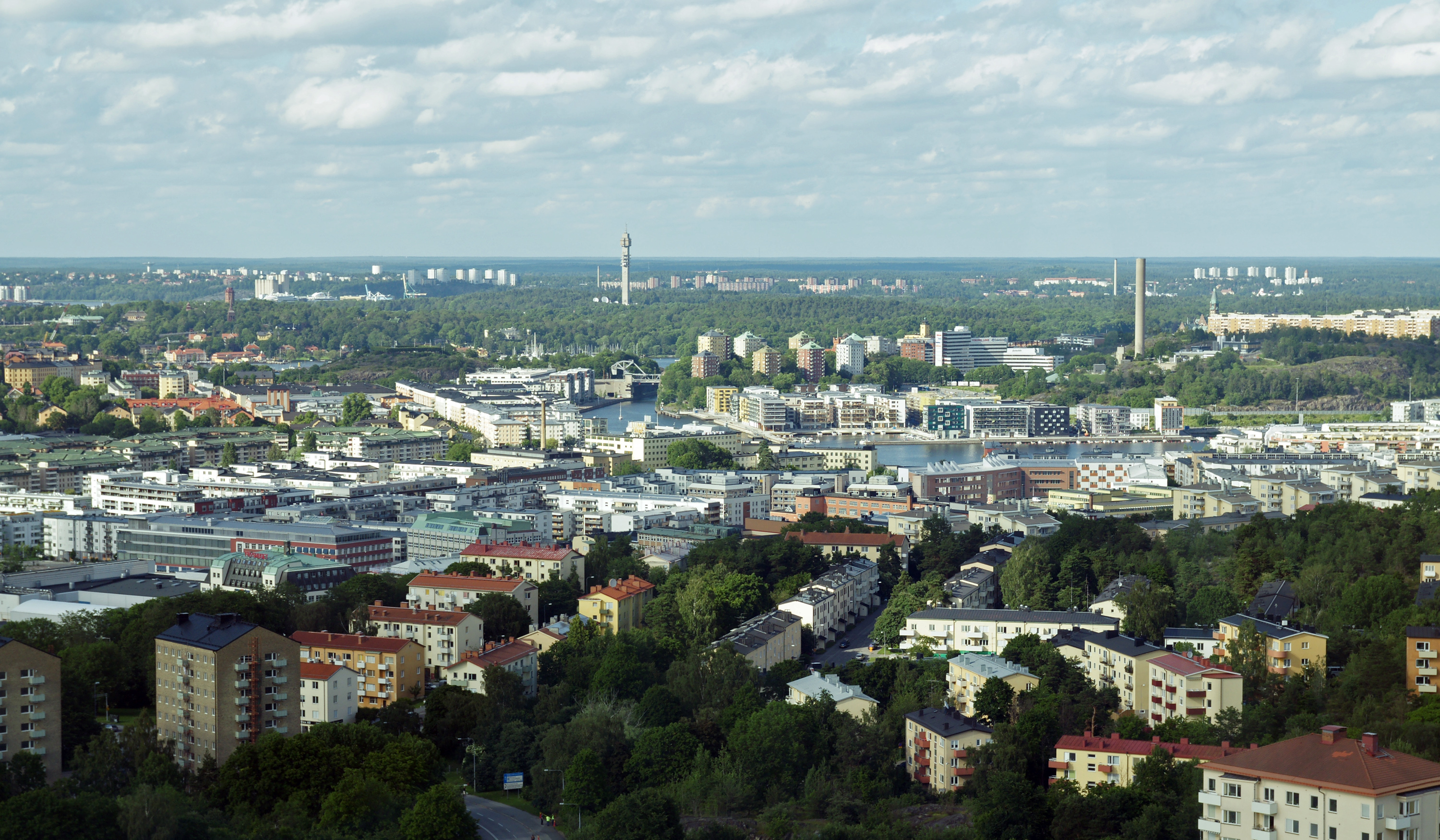Stockholm from Globen