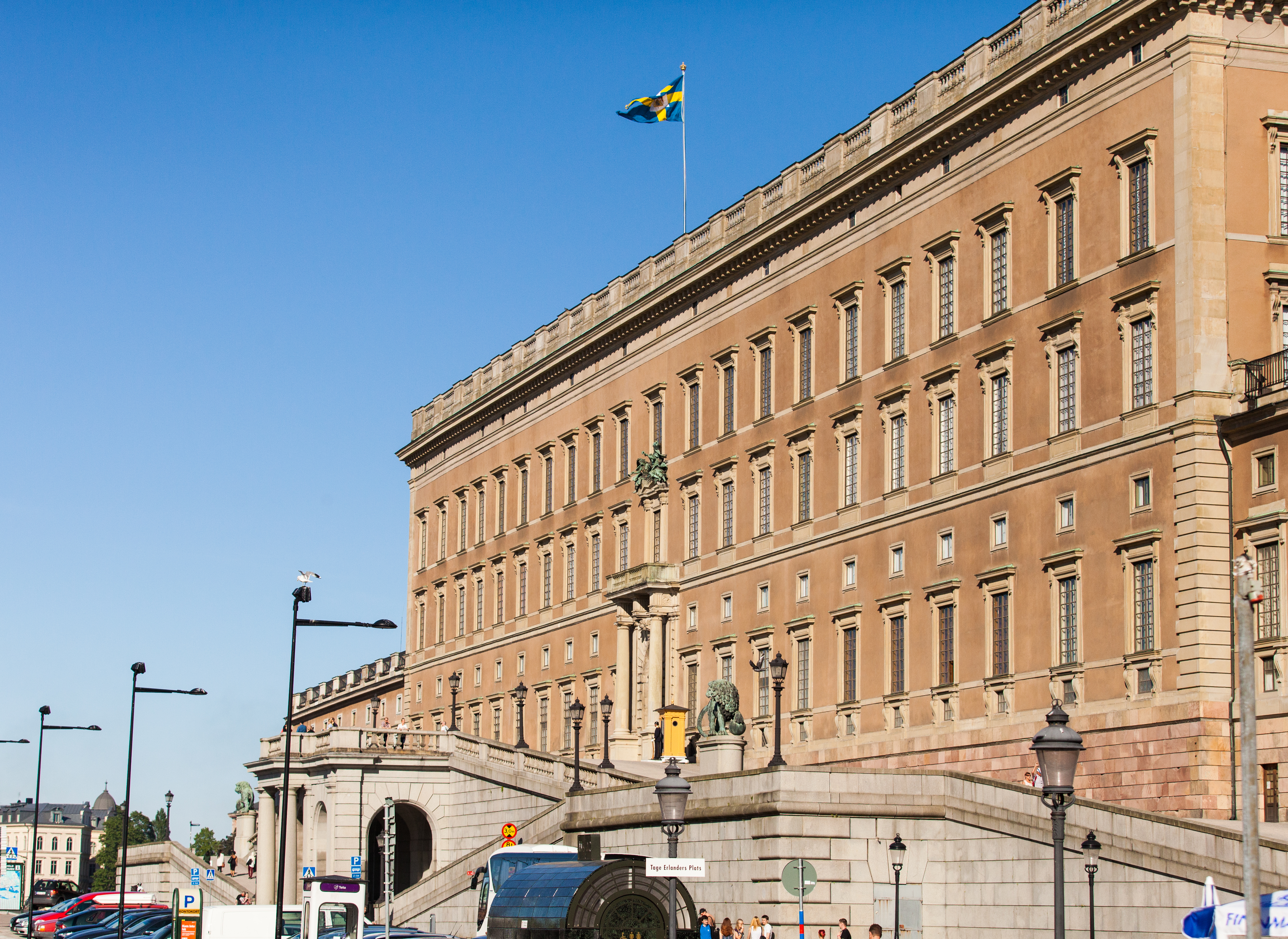the royal palace in Stockholm city, Sweden, June 2014, picture 20