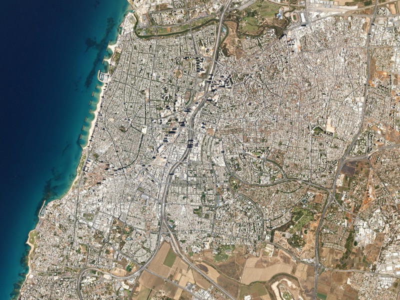 Tel Aviv, Israel by Planet Labs
