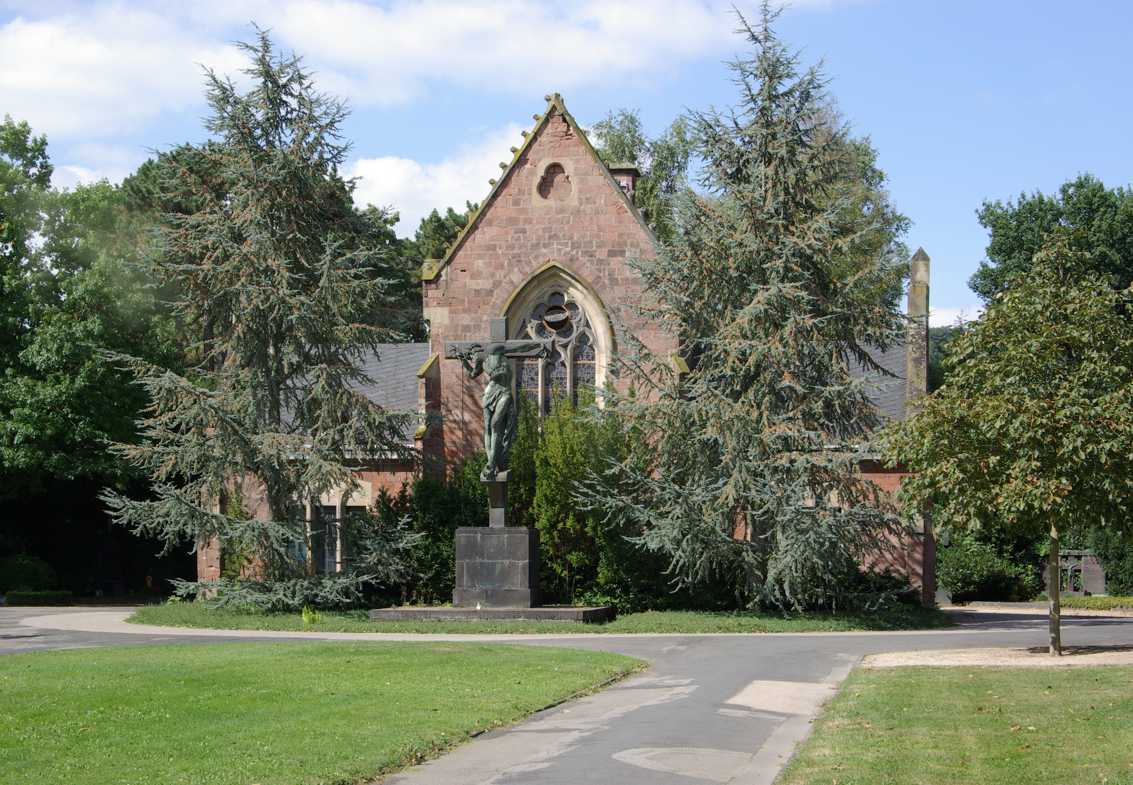 Trier Friedhofskapelle Hauptfriedhof BW 1