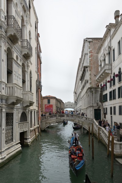 Bored tourists on Gondola Venice