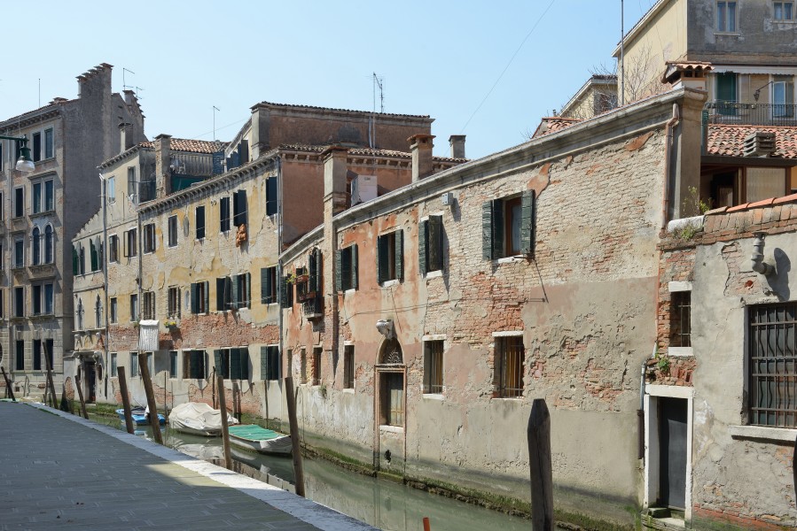 Case alle fondamenta Sacchere a Venezia