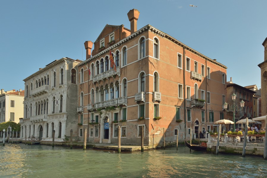 Palazzi Contarini del Zaffo Polignac e Palazzo Brandolin Rota Canal Grande Venezia