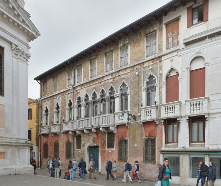 Palazzo Correr Contarini facciata Cannaregio Venezia