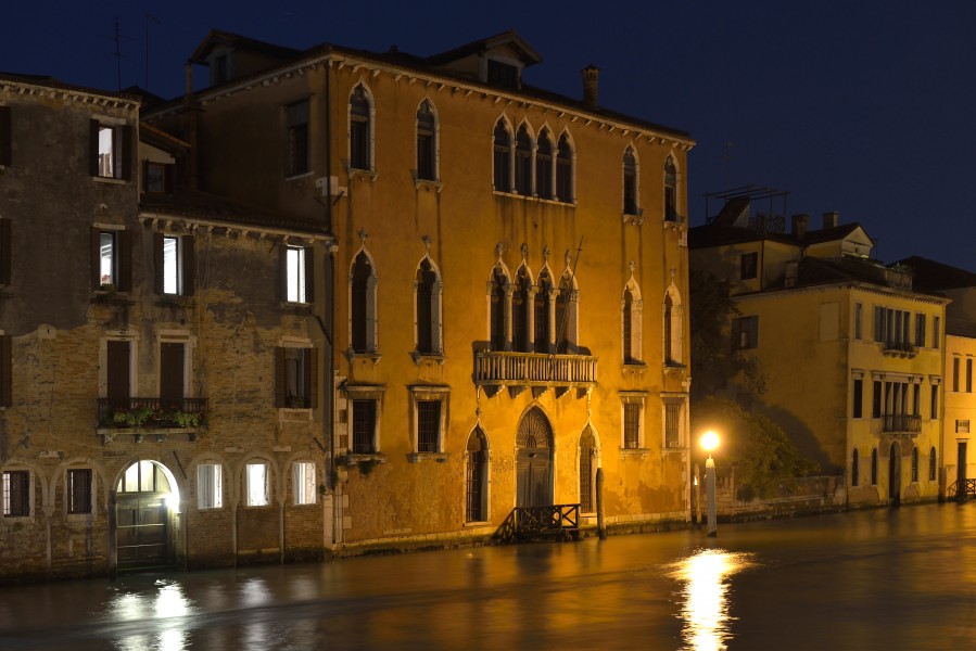 Palazzo Giovannelli Canal Grande Venezia notte