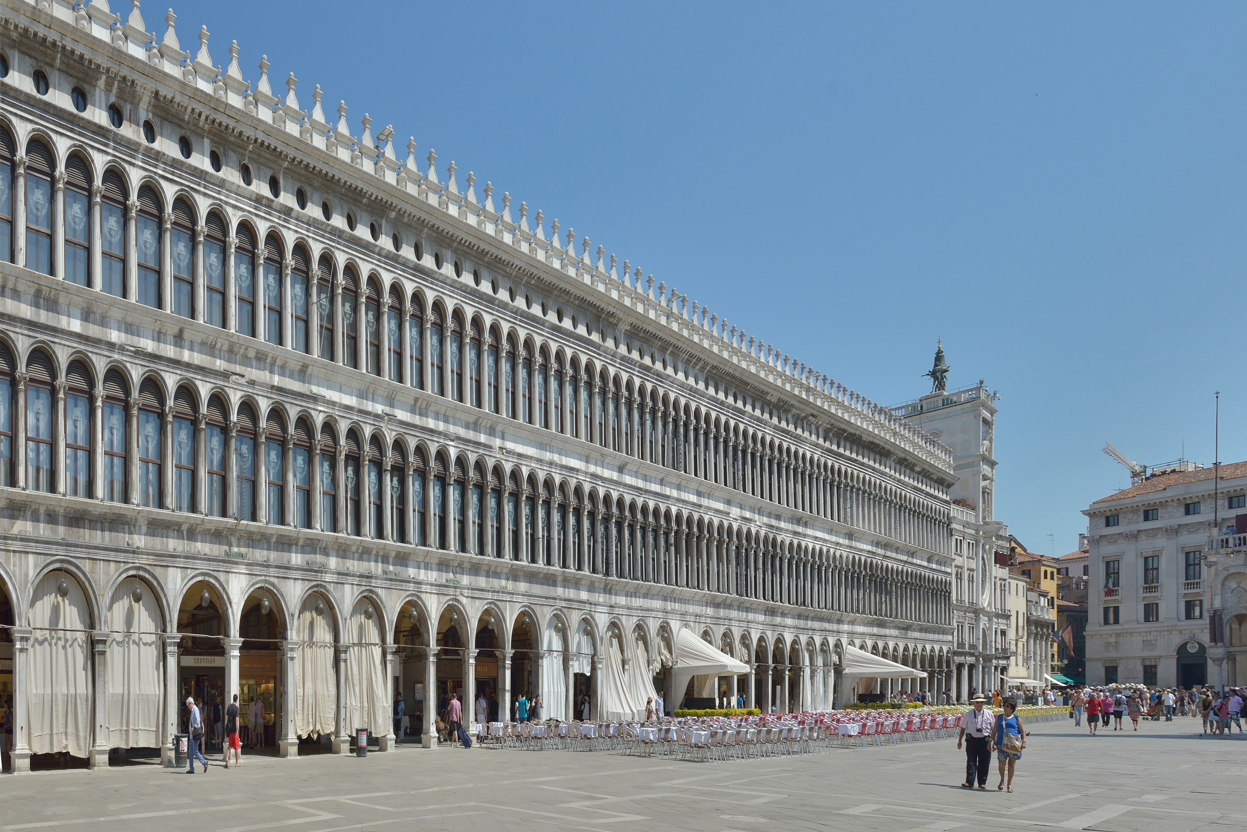 Procuratie vecie in piazza San Marco a Venezia