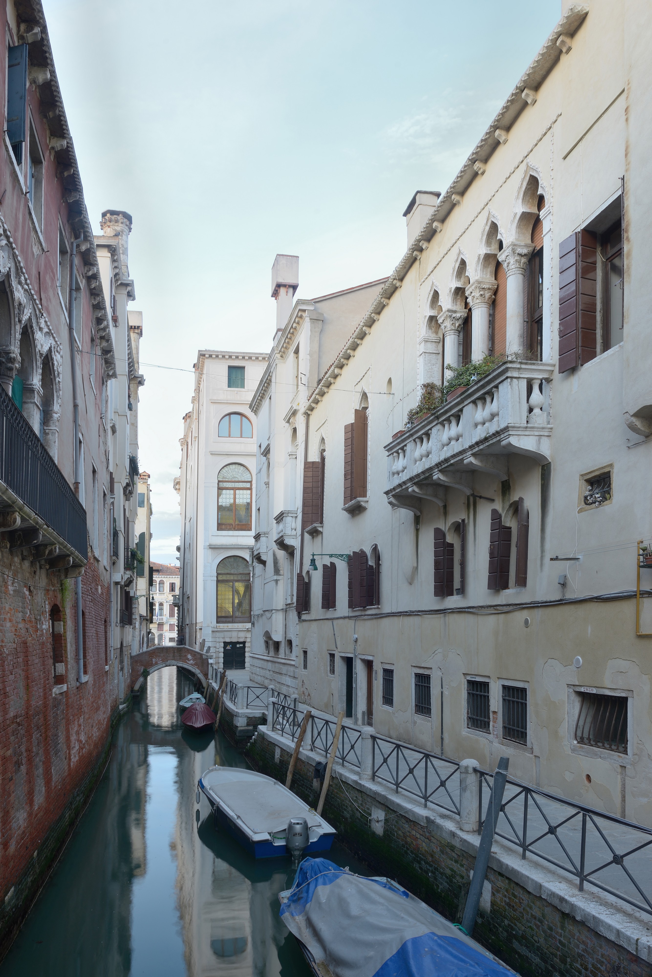 Rio della Pergola o Ca Pesaro verso Canal Grande Venezia