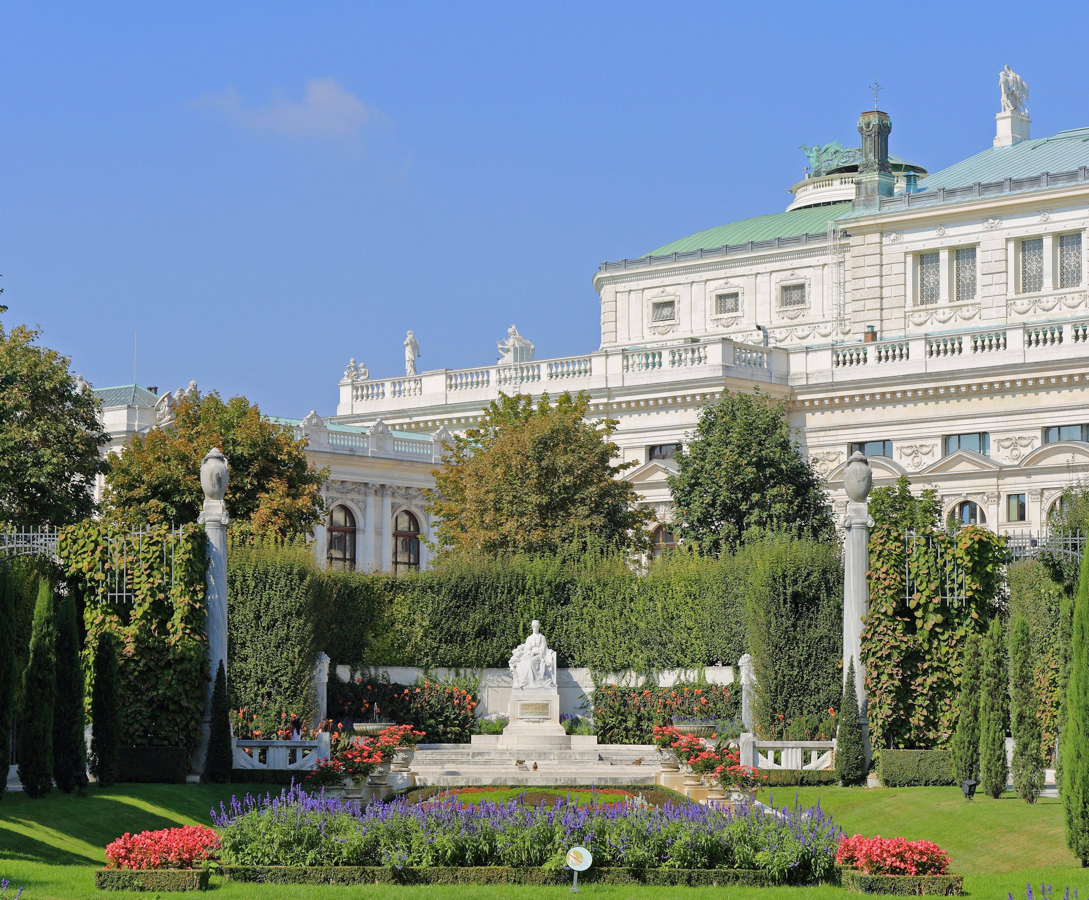 Monument to Empress Elisabeth, Volksgarten Vienna, September 2016