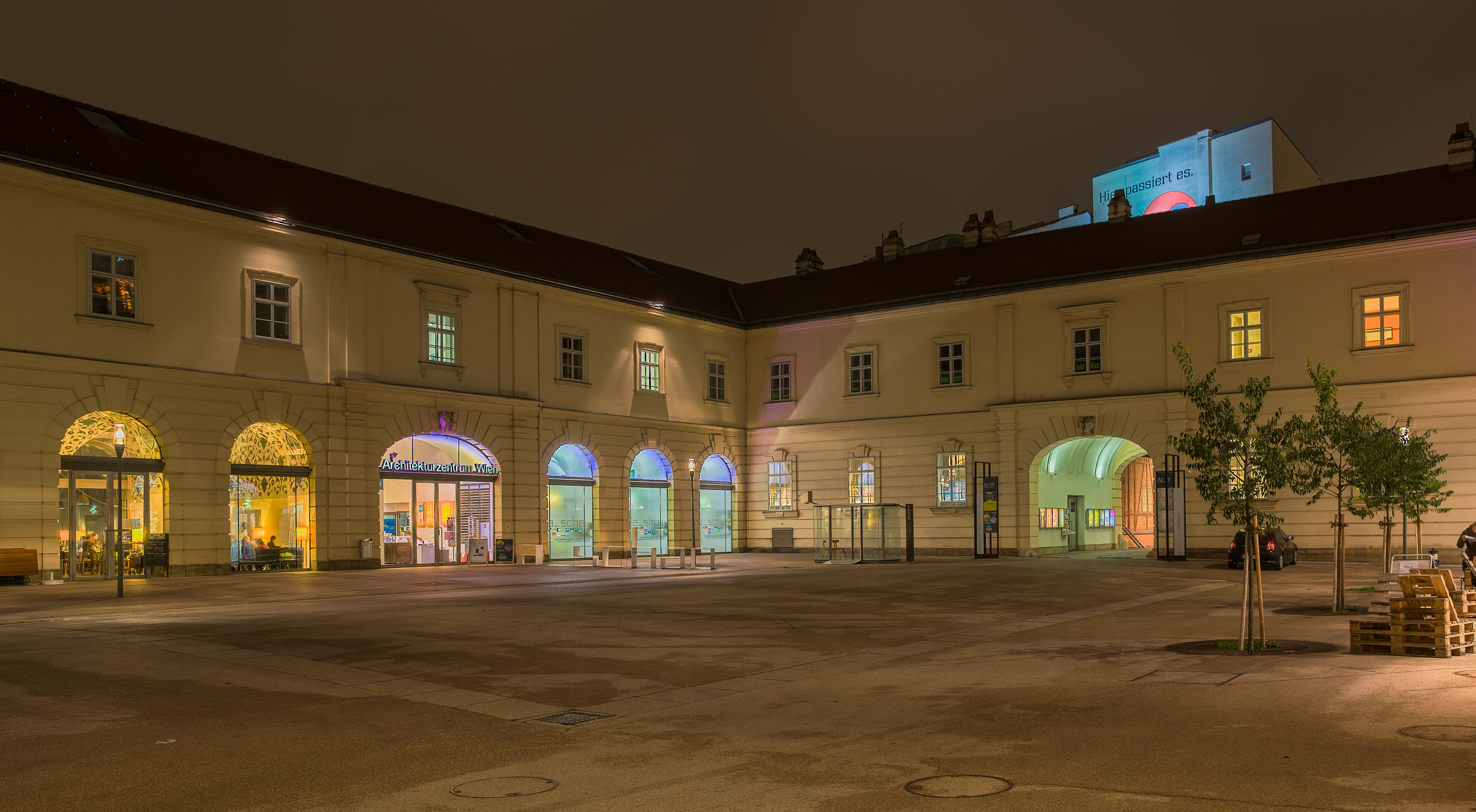 Museumsquartier Wien, Vorweihnachtsstimmung 2014 HDR - 5427