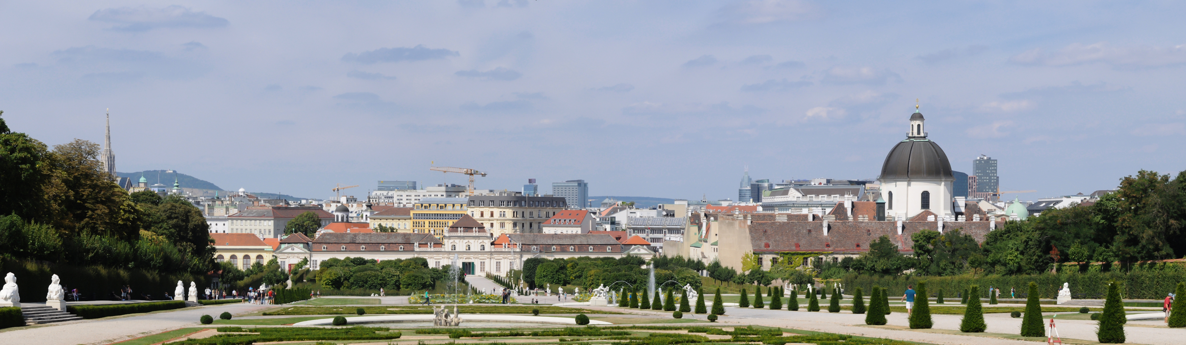 Panorama from Belvedere - Vienna