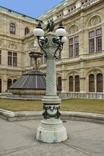 Lampadaire Staatsoper Vienne