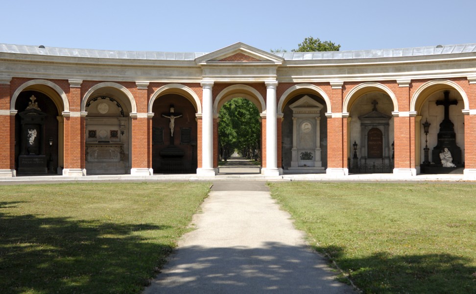 The Old Arcades (Die Alten Arkaden), Central Cemetery (Zentralfriedhof), Austria