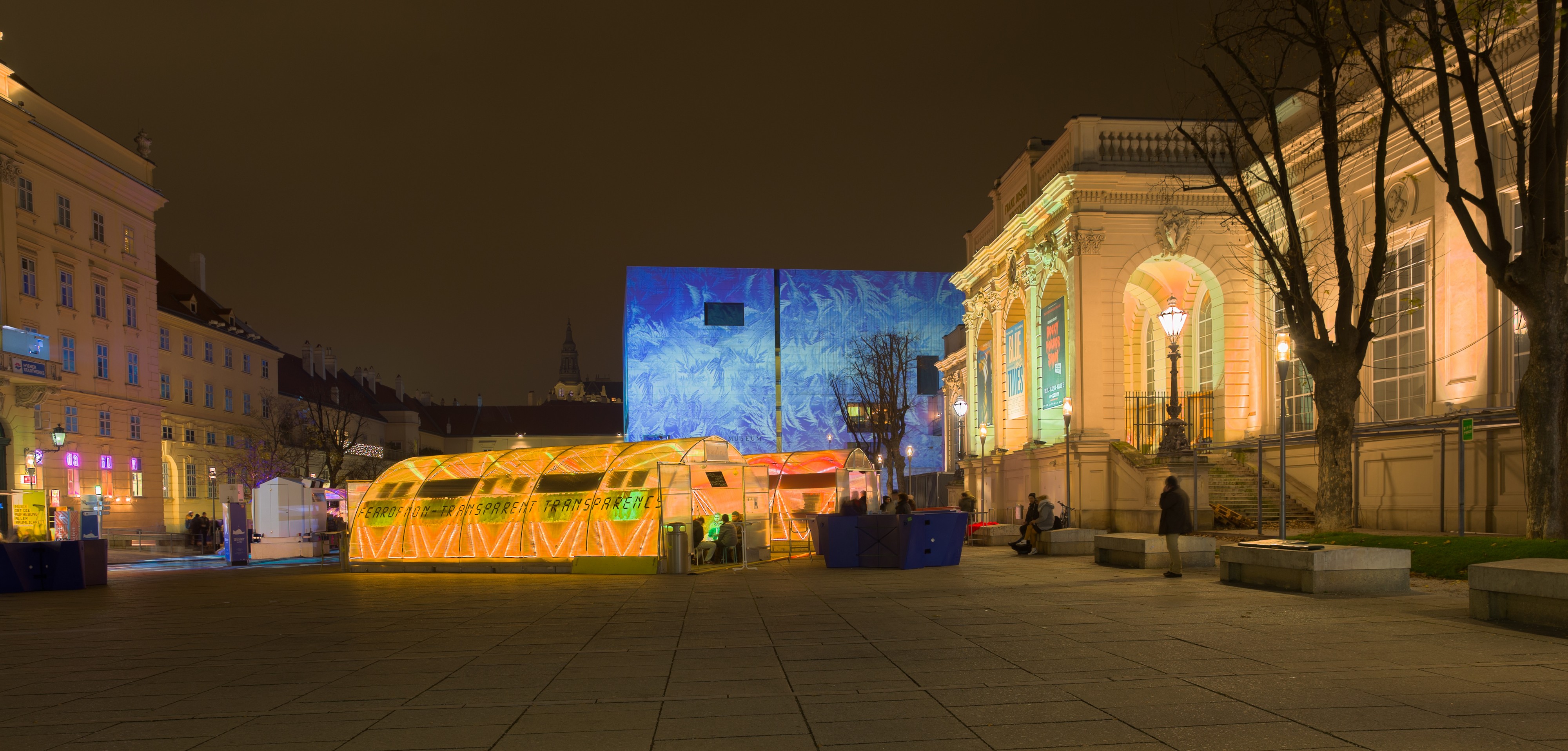 Museumsquartier Wien, Vorweihnachtsstimmung 2014 HDR - 5545