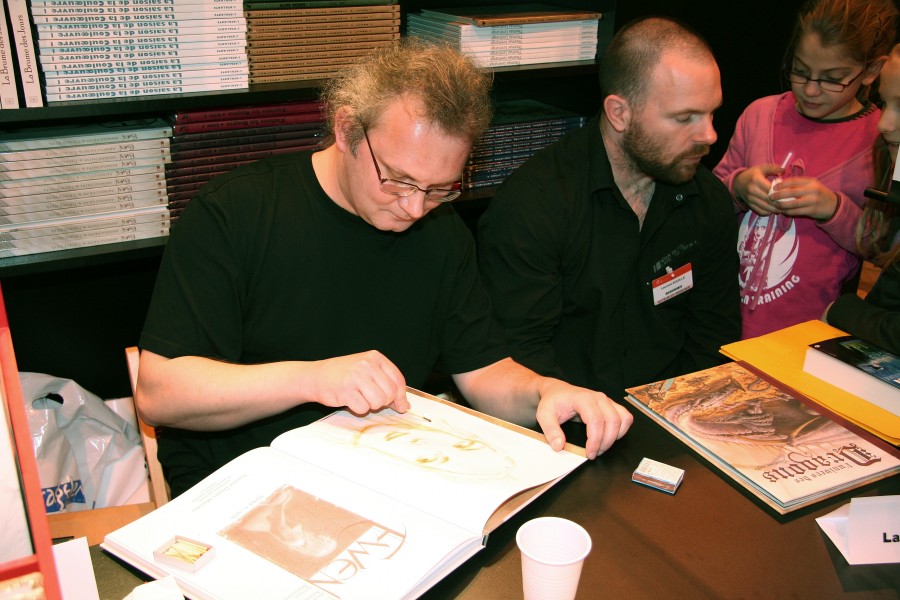Andrei Arinouchkine 20090313 Salon du livre 1
