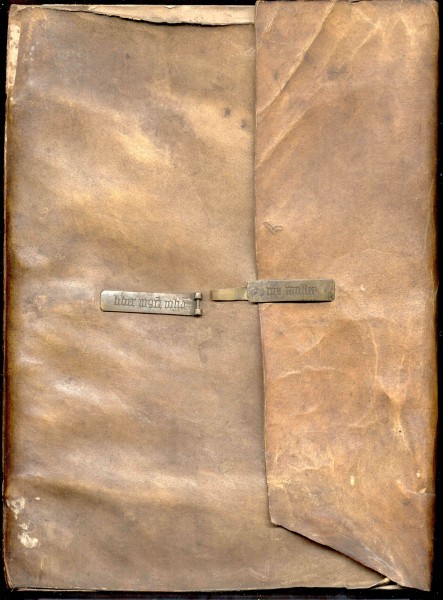 Bucheinband.15.Jh.Koperte.Inkunabel