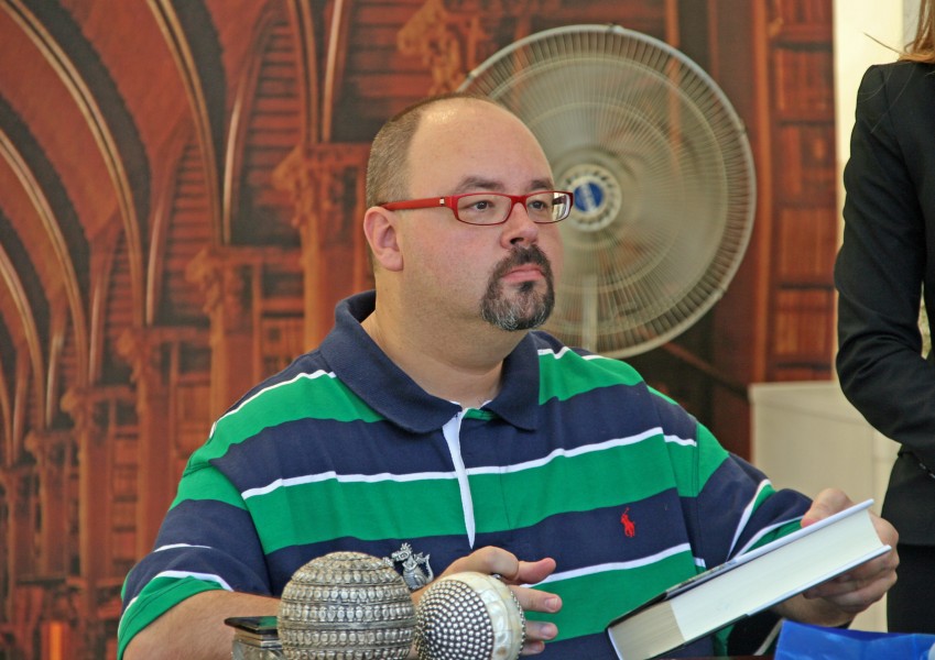 Carlos Ruiz Zafón (Feria del Libro de Madrid, 6 de junio de 2008)