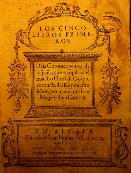 Crónica general de España (Ocampo, 1578)
