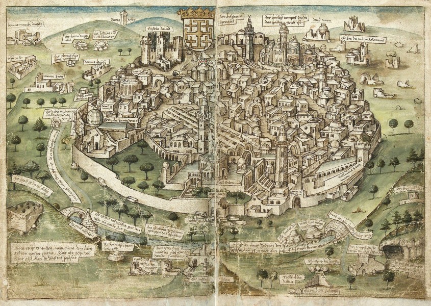 Konrad von Grünenberg - Beschreibung der Reise von Konstanz nach Jerusalem - Blatt 35v-36r