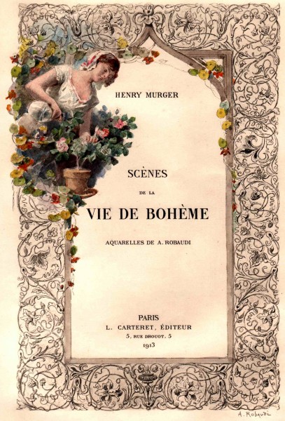 Murger Boheme couverture light