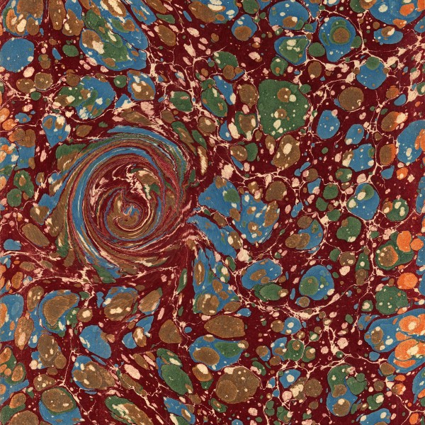 Paper Marbling France 1880 Detail 2