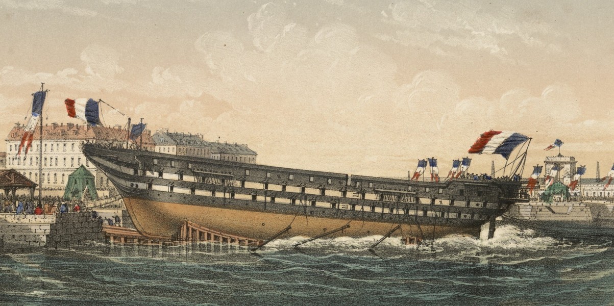 Ville-de-Nantes Vaisseau France 90 canons 1858