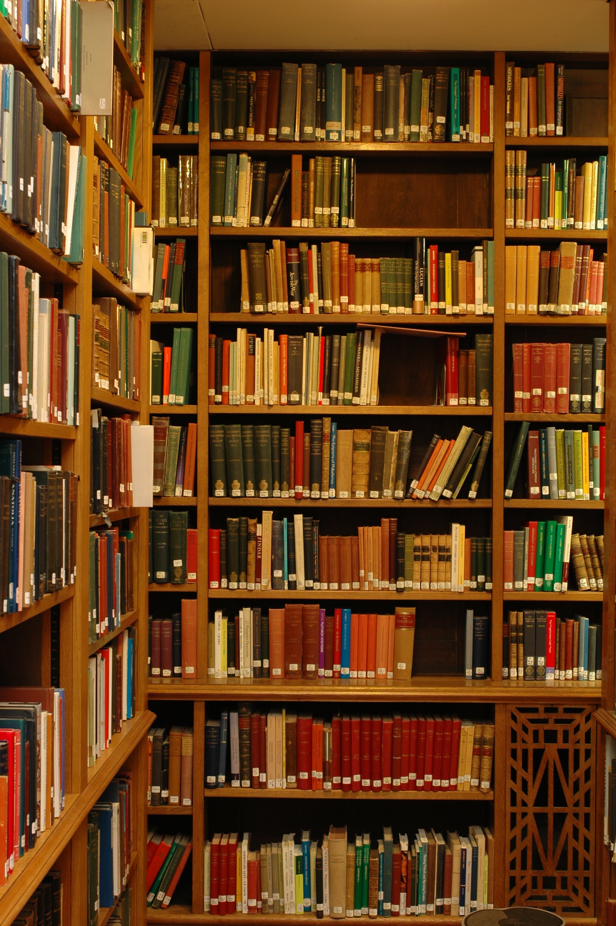 The library at trinity college