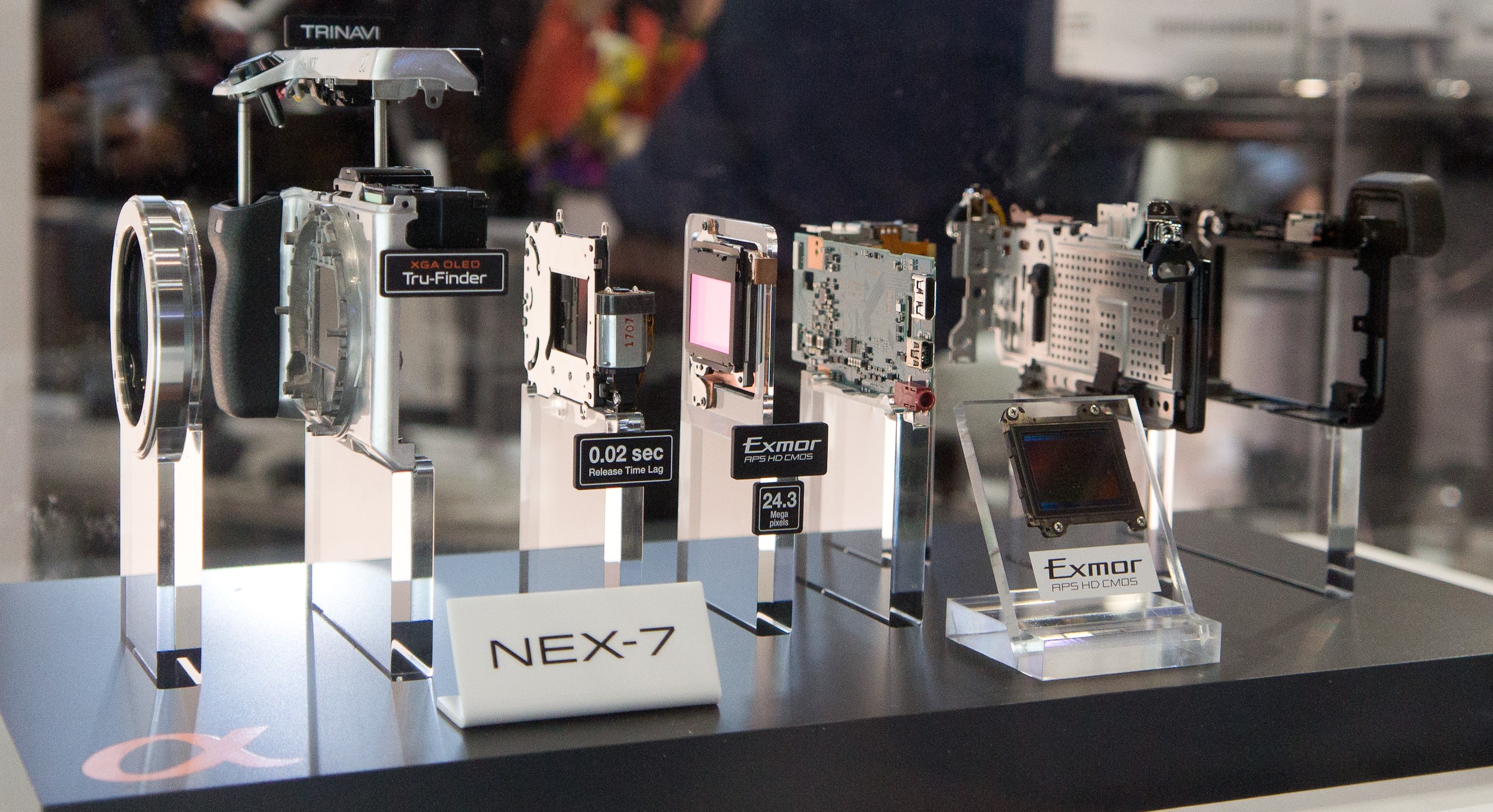 2012 Sony NEX-7 taken apart 2012 CP+