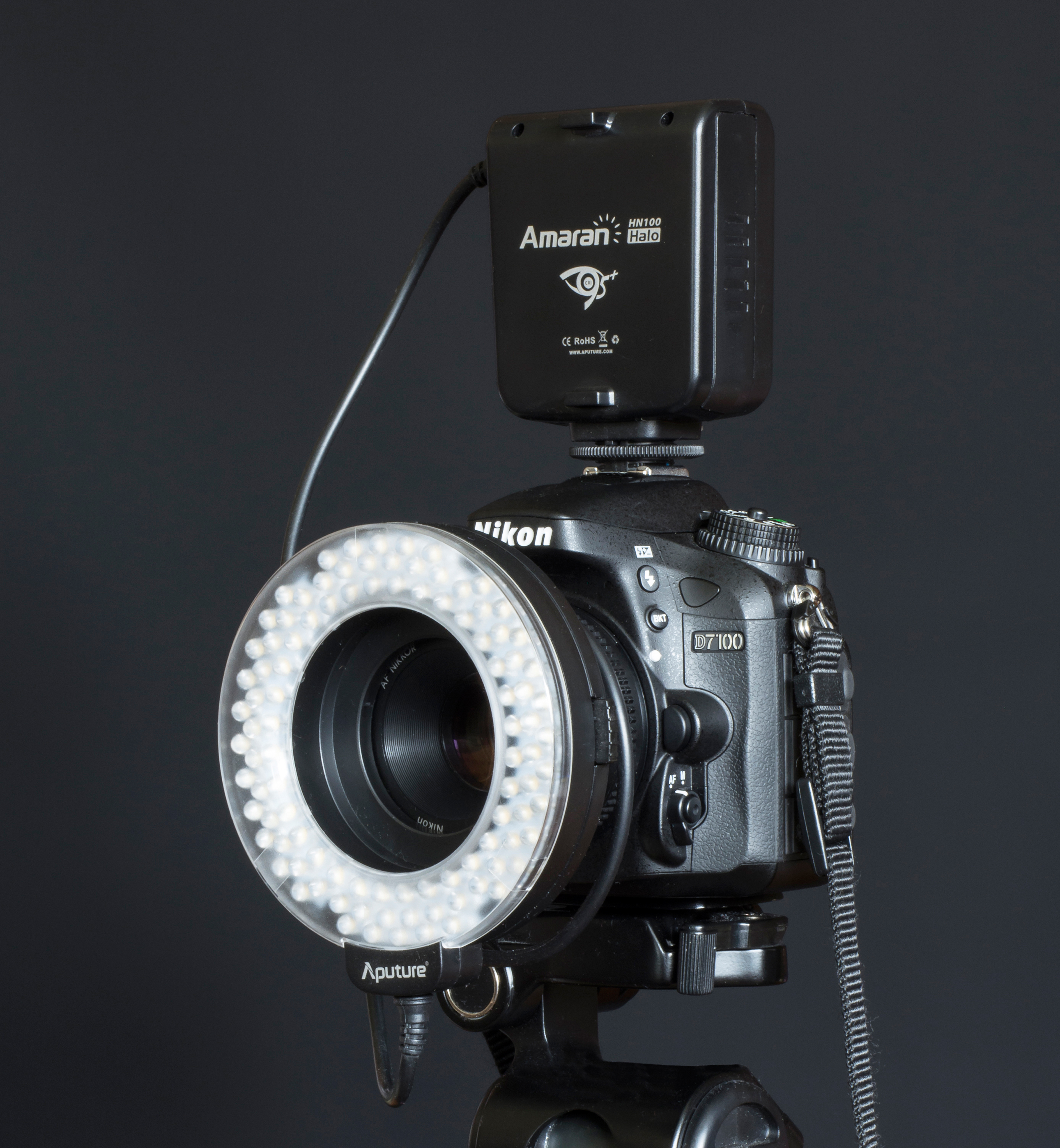 2015 Nikon D7100 z lampą Aputure