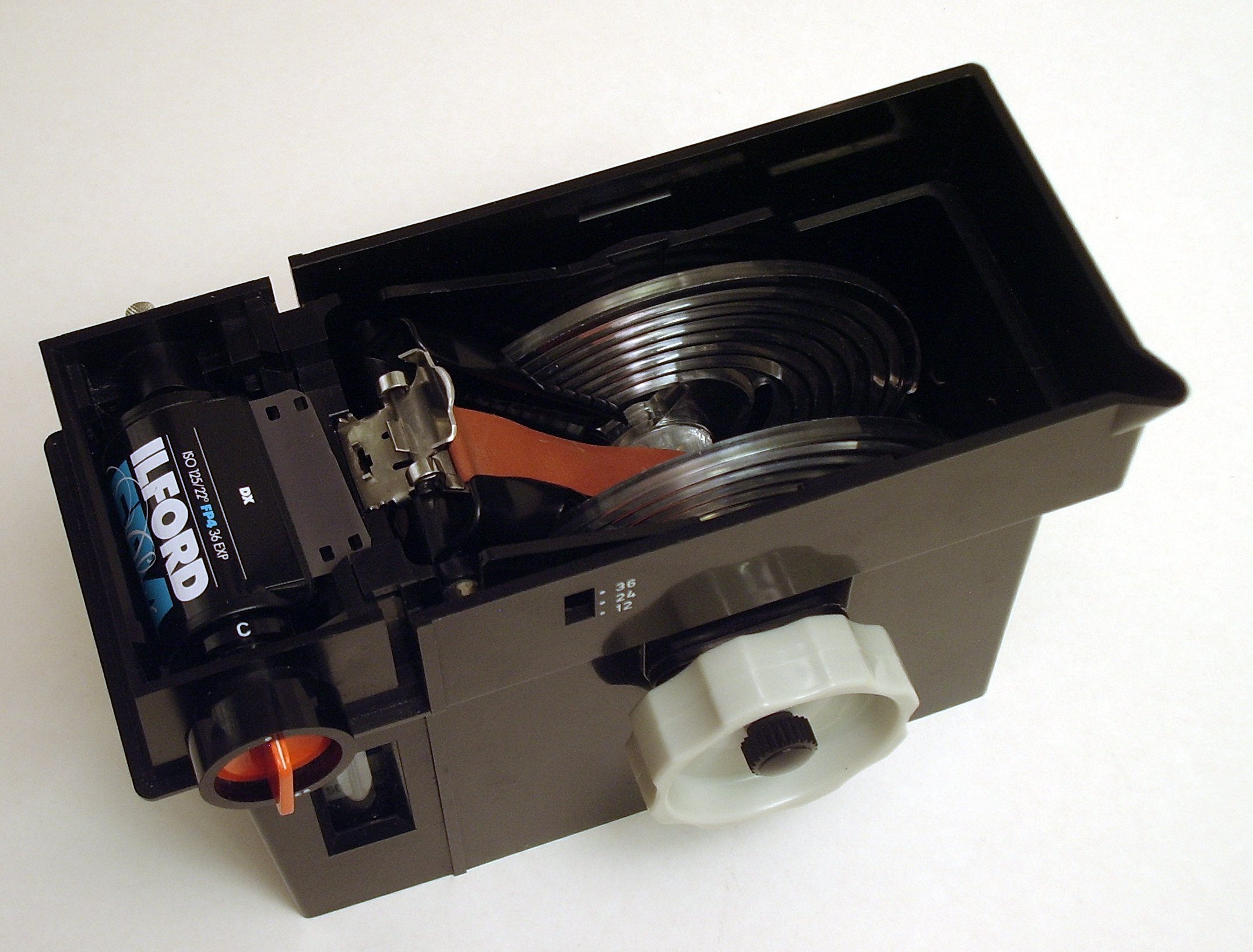Agfa Rondinax Film einlegen Bild3