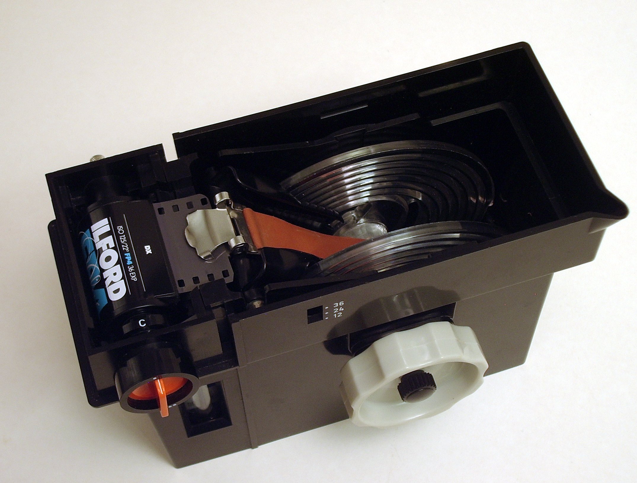 Agfa Rondinax Film einlegen Bild6