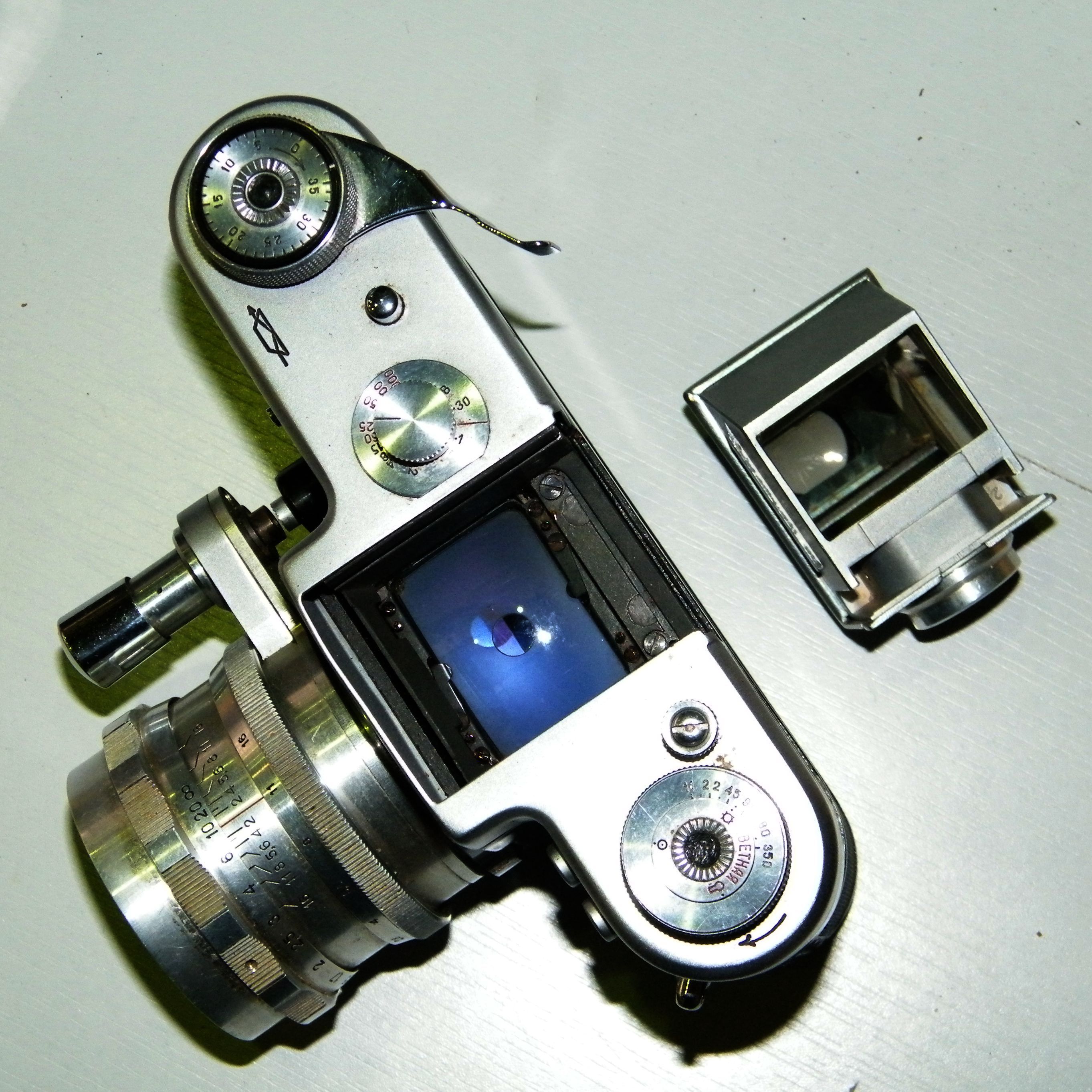 Фотоаппарат Старт со снятой пентапризмой фото2