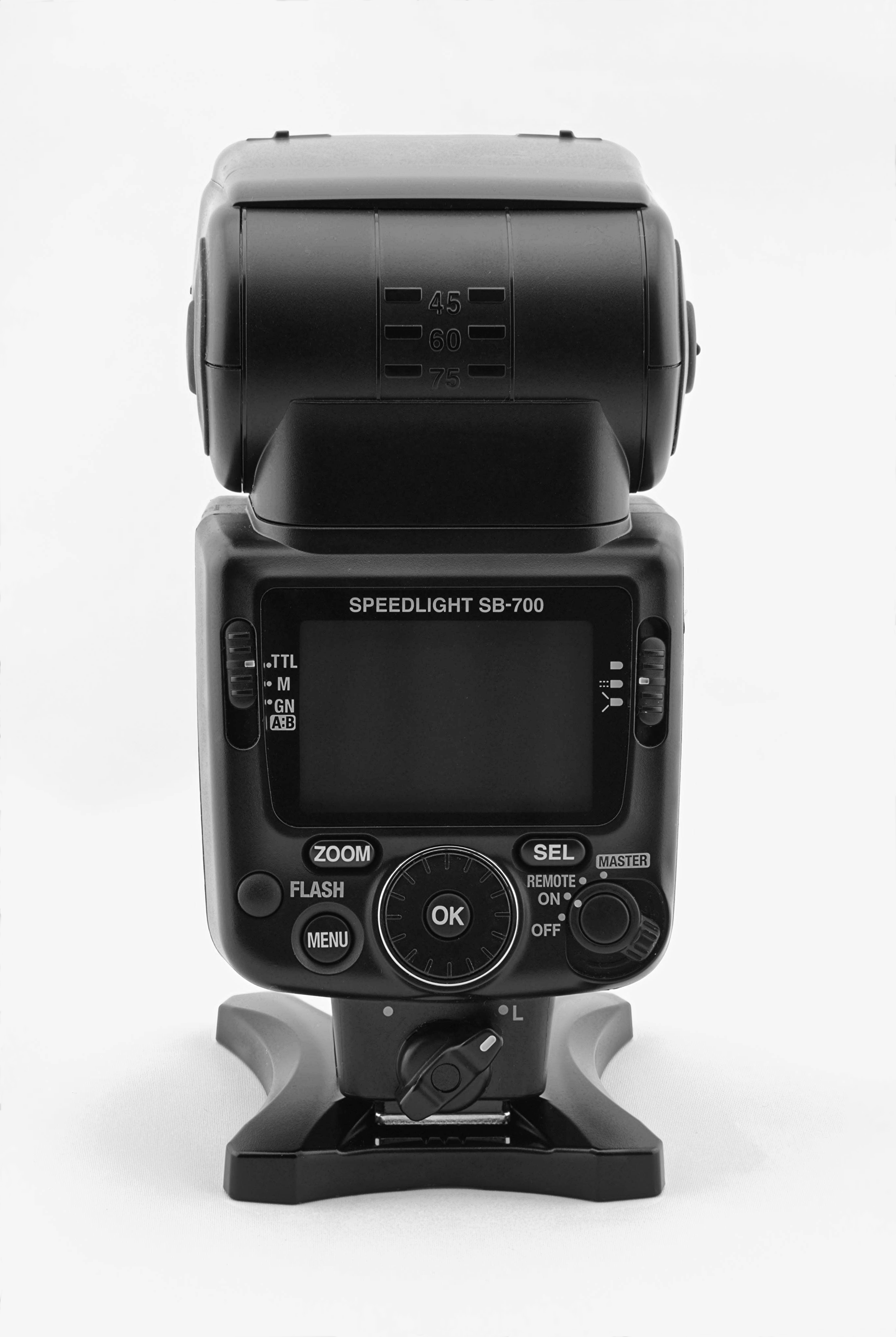 Flash Nikon SB700 back