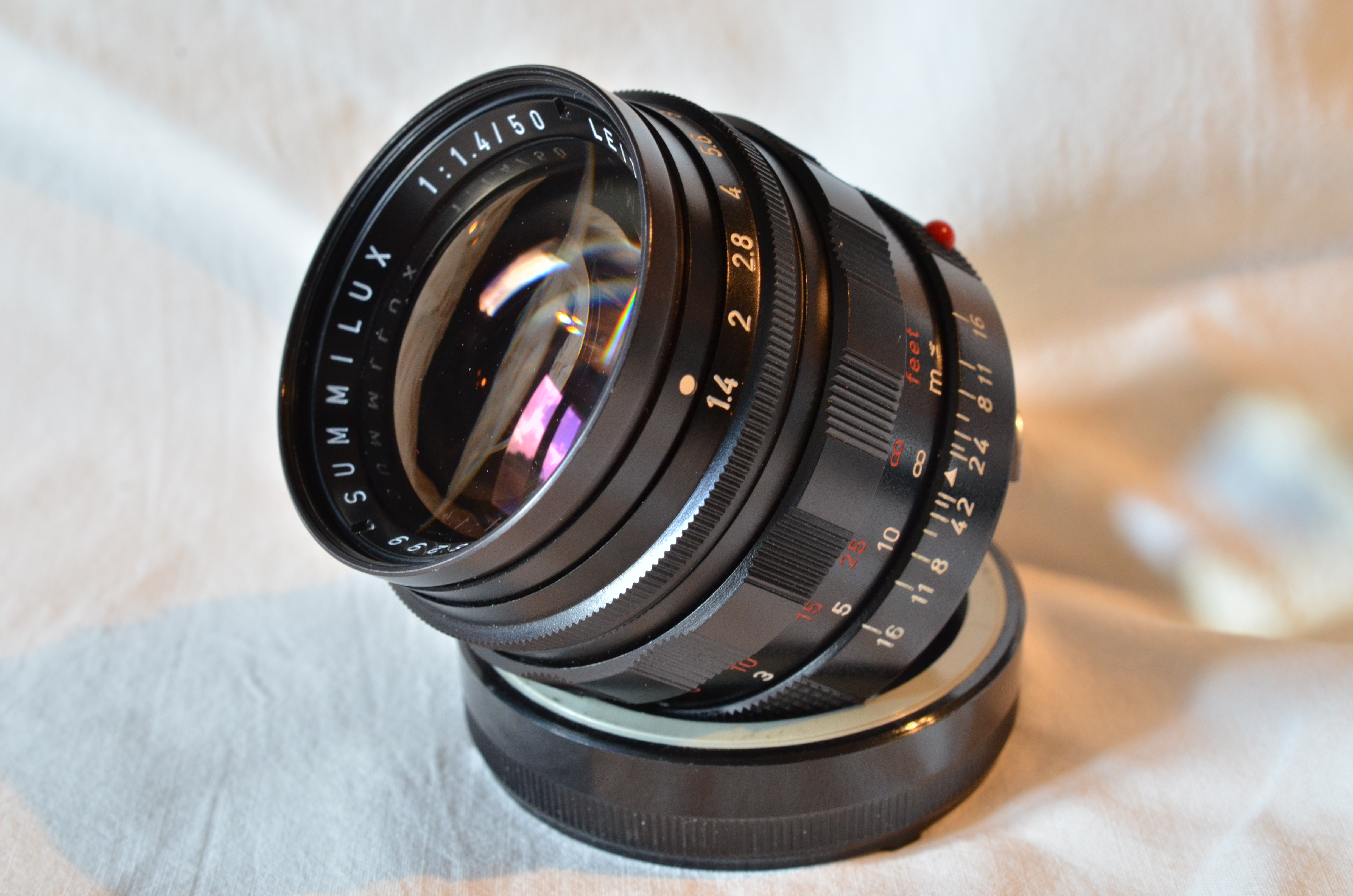 Leica Summilux 50mm f 1.4 black